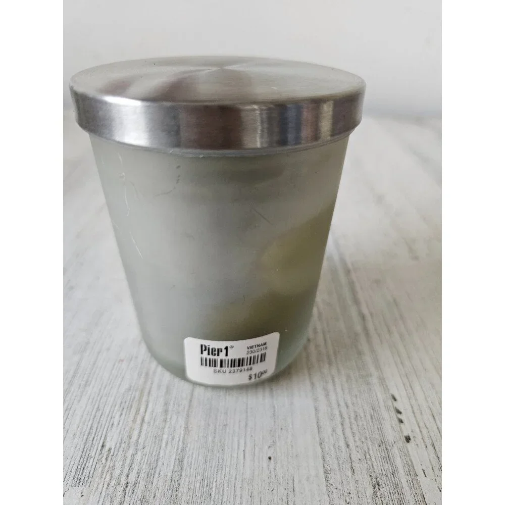 Pier 1 meditation sage eucalyptus candle soy new‎